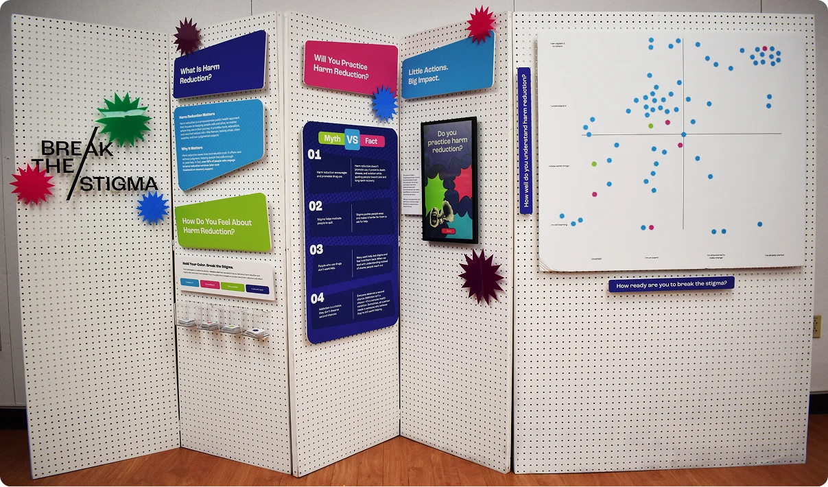 Booth environmental design