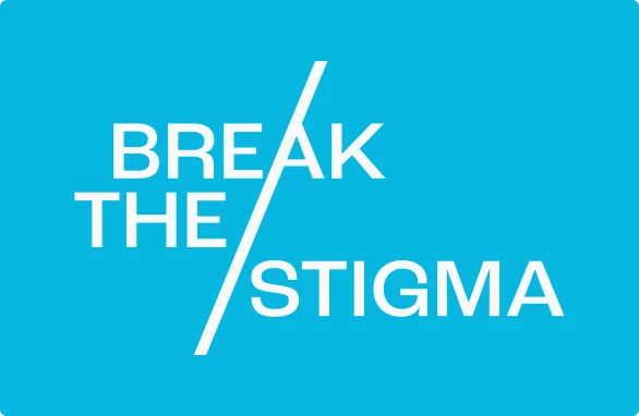 Solid color knockout logo