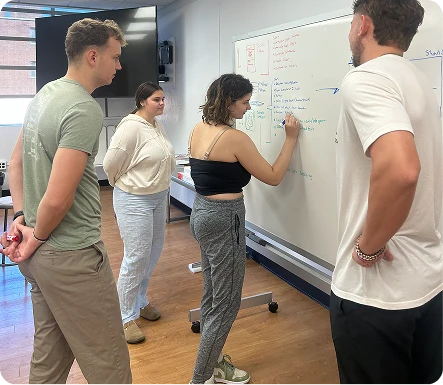 Collaborative whiteboard session