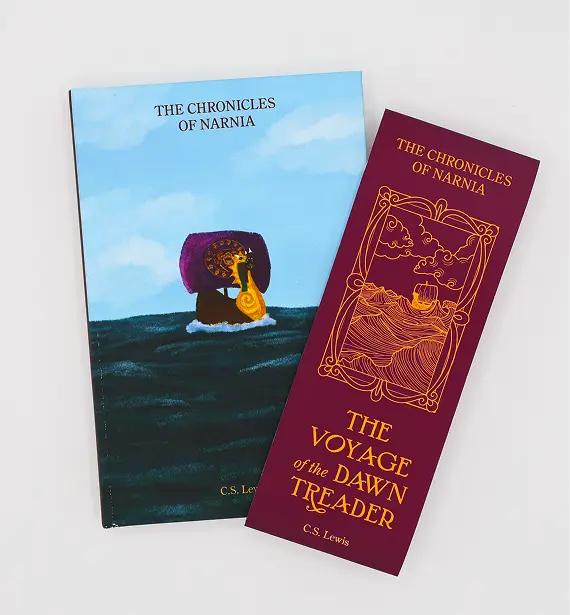 The Voyage of the Dawn Treader Narnia Book Cover Redesign band removed